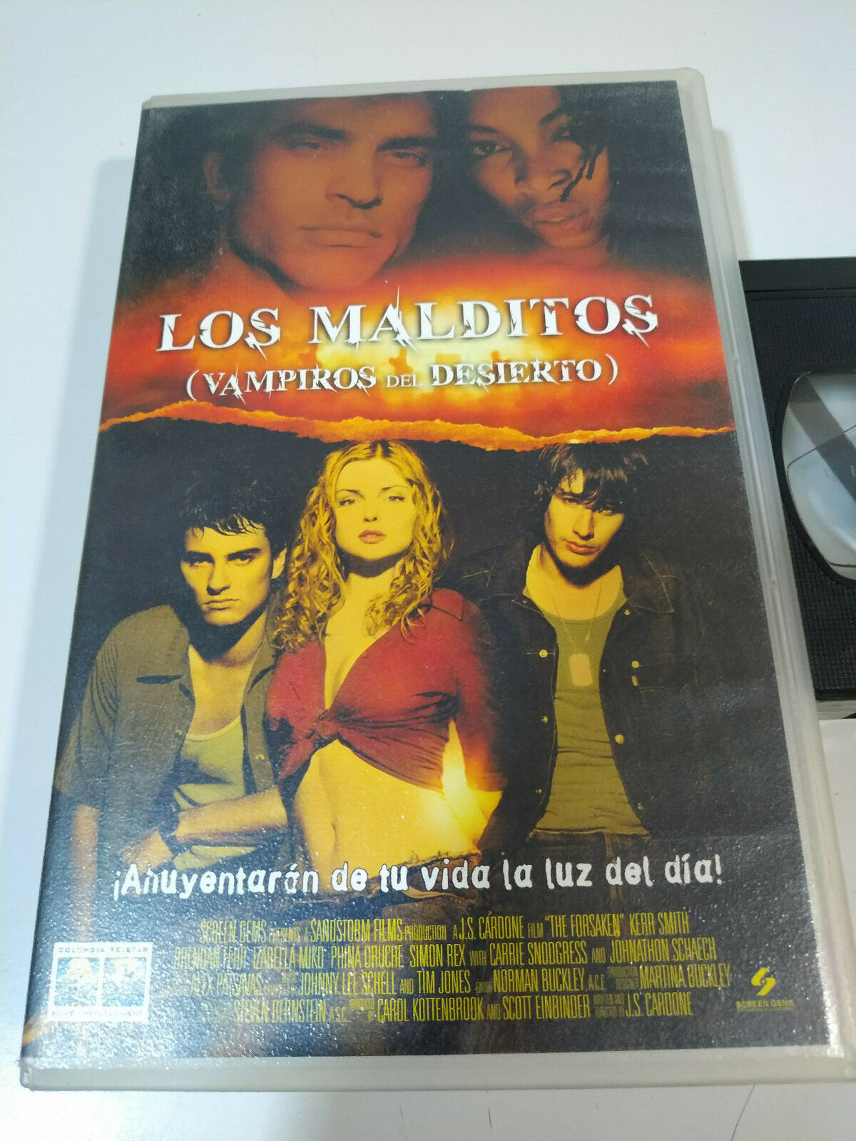 Los malditos Vampiri del Deserto J S Cardone - VHS Nastro Spagnolo 3T Item image 2