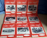 1976 Cars &amp; Parts Lot of 9 Magazines Lot Issues Jan.-Sept. Vintage Autom... - $18.99