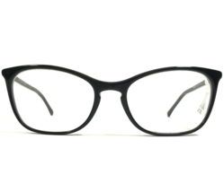Chanel Eyeglasses Frames 3281 c.501 Polished Black Cat Eye Thin Rim 52-17-140 - $345.73