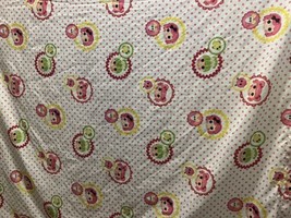 Twin Size Lalaloopsy Flat Sheet Only   Dot Pattern White And Pink. - £7.18 GBP