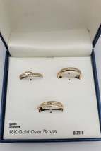 And Now This High Polished Triple Stack Ring Set, Size 8 - £23.89 GBP