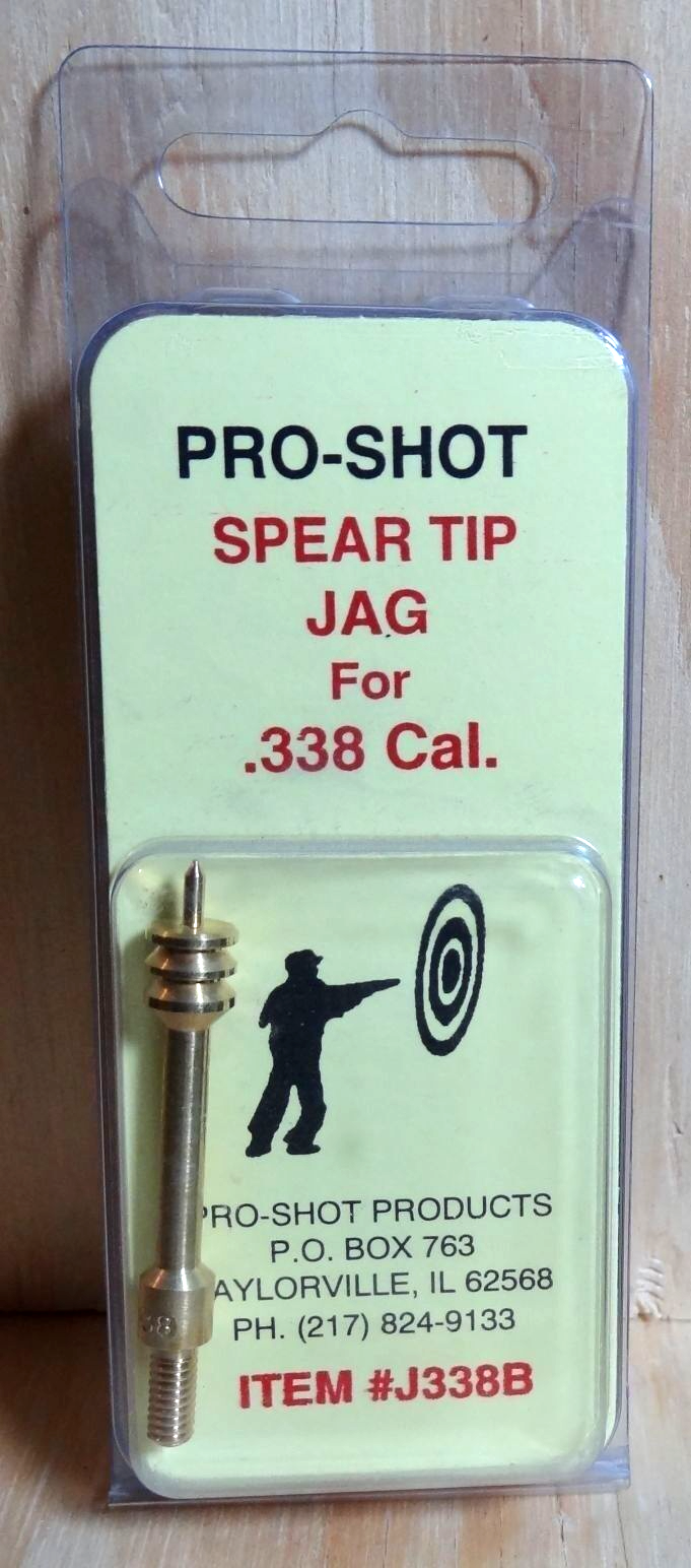 PRO SHOT SPEAR TIP JAG FOR .338 CALIBER #J338B BRASS - $4.99