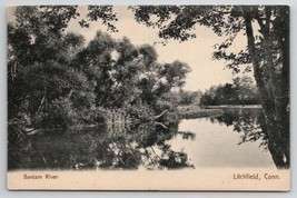 Litchfield CT Bantam River c1905 Connecticut Postcard I26 - £11.75 GBP