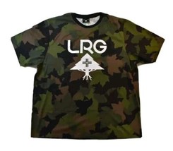 Lifted Research Group LRG Mens Dark Camo Double OG Tree Graphic Shirt NWT 2XL - £7.64 GBP