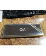 Door Sign Business Commercial Plastic W Adhesive - 9x3 - Out - $146.28 MXN
