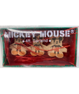 Vintage Kurt Adler Disney Mickey Mouse Paper Garland 4 ft - $17.62 CAD