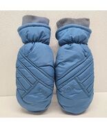 KOMBI Mittens Mens Size Large Blue Nylon Winter Snow Ski Leather Palm Mi... - $448.57 MXN