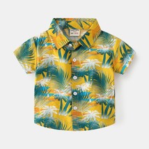 Hawaii Beach Boys Shirts Thin Fabric  Tops Baby Tshirts Summer Cotton Children K - £41.90 GBP