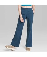 Wild Fable Low Rise Flare Blue Chino Khaki Plus Size Pants 18 NEW - $26.00