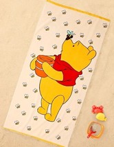DISNEY Licensed Character Beach Towel ~ 34 x 64 ~ WINNIE THE POOH ~ 100%... - $35.00