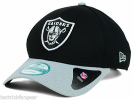 Oakland Raiders New Era 9FORTY Fundamental Tech NFL Team Logo Cap Hat - £18.18 GBP