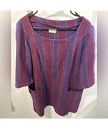 EUC Terraware Earth Ware Dress | Purple &amp; Red Boho Style | Size XL - $67.32