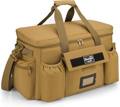 30L Large Soft Sided Cooler Bag, Insulated Collapsible Ice Chest For, Le... - £35.46 GBP