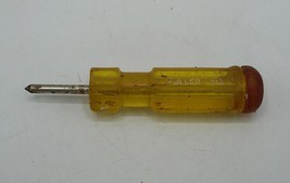 Vintage Fuller 312 Phillips Clear Yellow Screw Driver - £3.68 GBP