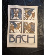 1977 David Lance Goines Bach Society Sebastian Lithograph DG052 28 x 20 ... - €134,04 EUR