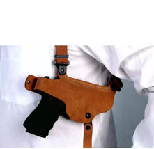 Fits Taurus 24/7 9mm/45 ACP 4.20”BBL Suede Shoulder Holster Single Mag #1060# RH image 3