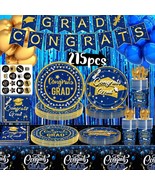 Graduation Party Decorations 214 Pieces Serves 24 NEW - £28.66 GBP