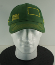 John Deere Farm North Dakota Snapback Hat Green Yellow Adjustable - £8.97 GBP