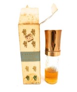 VTG Casaque Perfume  Flacon Jean D'Albret France  2 1/4 OZ USED  - $38.61