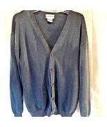 Knightsbridge Women&#39;s Cardigan Sweater Green Long Sleeve V Neck Tight Kn... - $527.36 MXN
