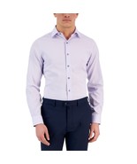 Alfani Men&#39;s Slim Fit Herringbone Dress Shirt B4HP - $19.26 CAD+