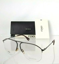 Brand New Authentic Fendi Eyeglasses 0107 V6T 59mm Gunmetal Frame M0107 - £106.80 GBP