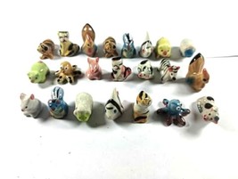 Small ceramic animal figures - $47.23 MXN