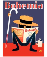 Wall Quality Decor 18x24 Poster.Room art.Blind guy read Bohemia magazine... - £22.38 GBP