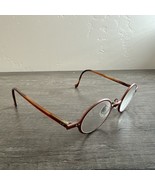 Vintage Jean Lafont Eyeglasses Frames Red Metal FRAMES ONLY Providence 1... - $1,772.78 MXN