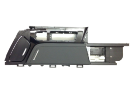 CTS 2014-19 Jet Black leather OEM console cup-holder assembly Ash Gray s... - $59.82