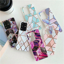 For Samsung Galaxy Note 20 S20 Ultra S10 S9 Plus Marble Silicone TPU Case Cover - £31.68 GBP