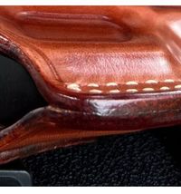 Fits SIG Sauer P365 XMacro 9mm 3.7”BBL Leather Paddle Holster Open Top #1639# RH image 4