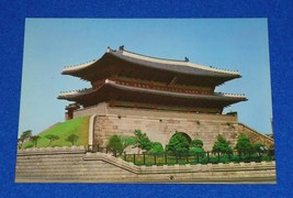 COOL VINTAGE KOREAN SOUTH GATE NAMDAEMUN SUNGNYEMUN POSTCARD SEOUL FORTR... - £3.98 GBP