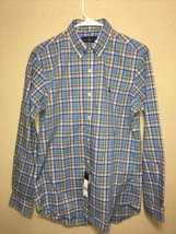  Ralph Lauren Button Up Shirt PLAYED BLUE MULTI SZ S NEW - £72.23 GBP