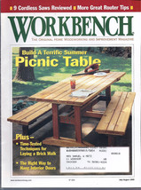 Workbench July/Aug 1999 Orginal Home Woodworking &amp; Improvement Magazine - £1.96 GBP