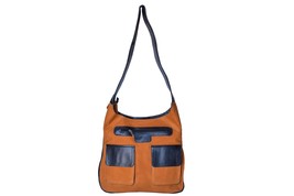 Tote Bag Two Tone Purse, Shoulder Carry Style, Zippered Compartment Hand Bag, - £137.69 GBP