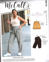 McCalls M8148 Misses 8 to 16 Learn to Sew Shorts and Pants Uncut Sewing Pattern - £11.70 GBP