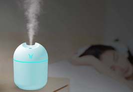 Ultrasonic Air Humidifier Moisturizing Spray With LED Night Light Color ... - £11.18 GBP
