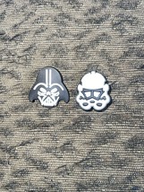 Jibbitz Star Wars Crocs - Darth Vader Storm Trooper Set of 2 - $7.00