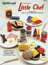 Plastic Canvas Little Chef Condiments Cleanup Treats Breakfast Lunch Patterns - $13.99