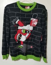 Party Sweater Club Claus Break Dance Black Size M 38/40 (LOC TUB-120) - £24.12 GBP