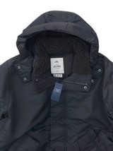 Abercrombie Fitch Mens M Black Wind Water Resistant Hooded Ultra Parka J... - £74.24 GBP