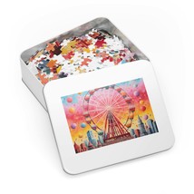 Jigsaw Puzzle in Tin, Carnival, Carousal, Personalised/Non-Personalised, awd-371 - £28.16 GBP+