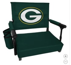 Green Bay Packers Stadium Seat NFL Premium Foldable Pocket Green White Y... - $1,597.64 MXN