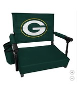 Green Bay Packers Stadium Seat NFL Premium Foldable Pocket Green White Y... - $119.53 CAD