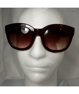 Vince Camuto Cat Eye Sunglasses Brown Oversized VC102 - £21.50 GBP