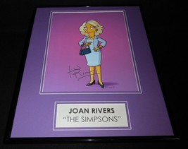 Joan Rivers Signed Framed 16x20 Photo Display AW The Simpsons - £136.51 GBP
