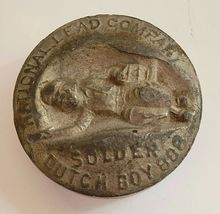NATIONAL LEAD CO. SOLDER DUTCH BOY 888 PAPERWEIGHT image 2