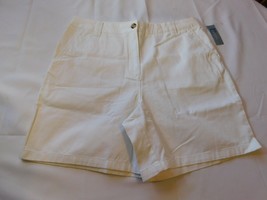 Classic Elements Women&#39;s Ladies Shorts Twill Short Size 14 Core White NWT - £14.40 GBP