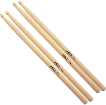 Drum Sticks Wood Tip For kids Youth 2 Pair Maple NEW - £9.20 GBP